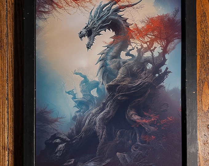 Nidhögg Dragon Art Print