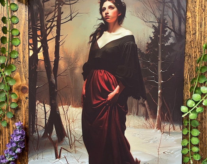 Yule Goddess Art Print