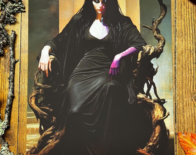 Hel Norse Goddess Of The Underworld Art Print