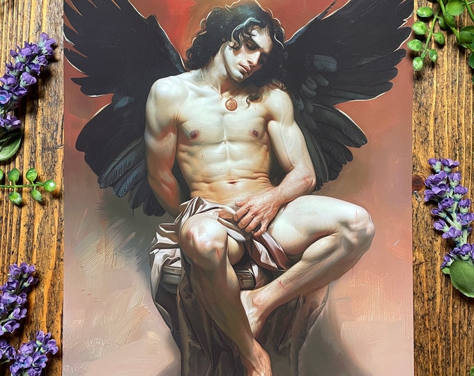 Lucifer The Fallen Angel Art Print