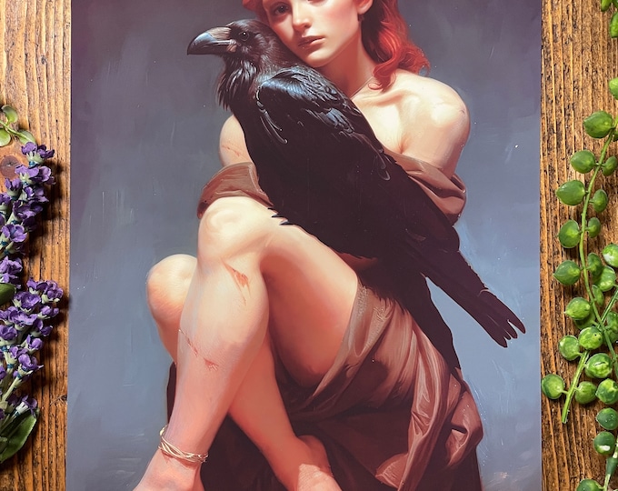 Morrigan Goddess Art Print