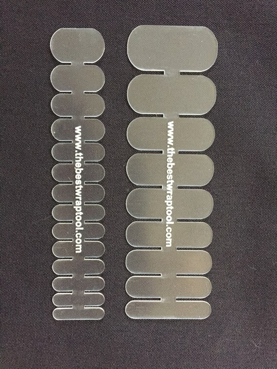 nail wrap sizing template etsy