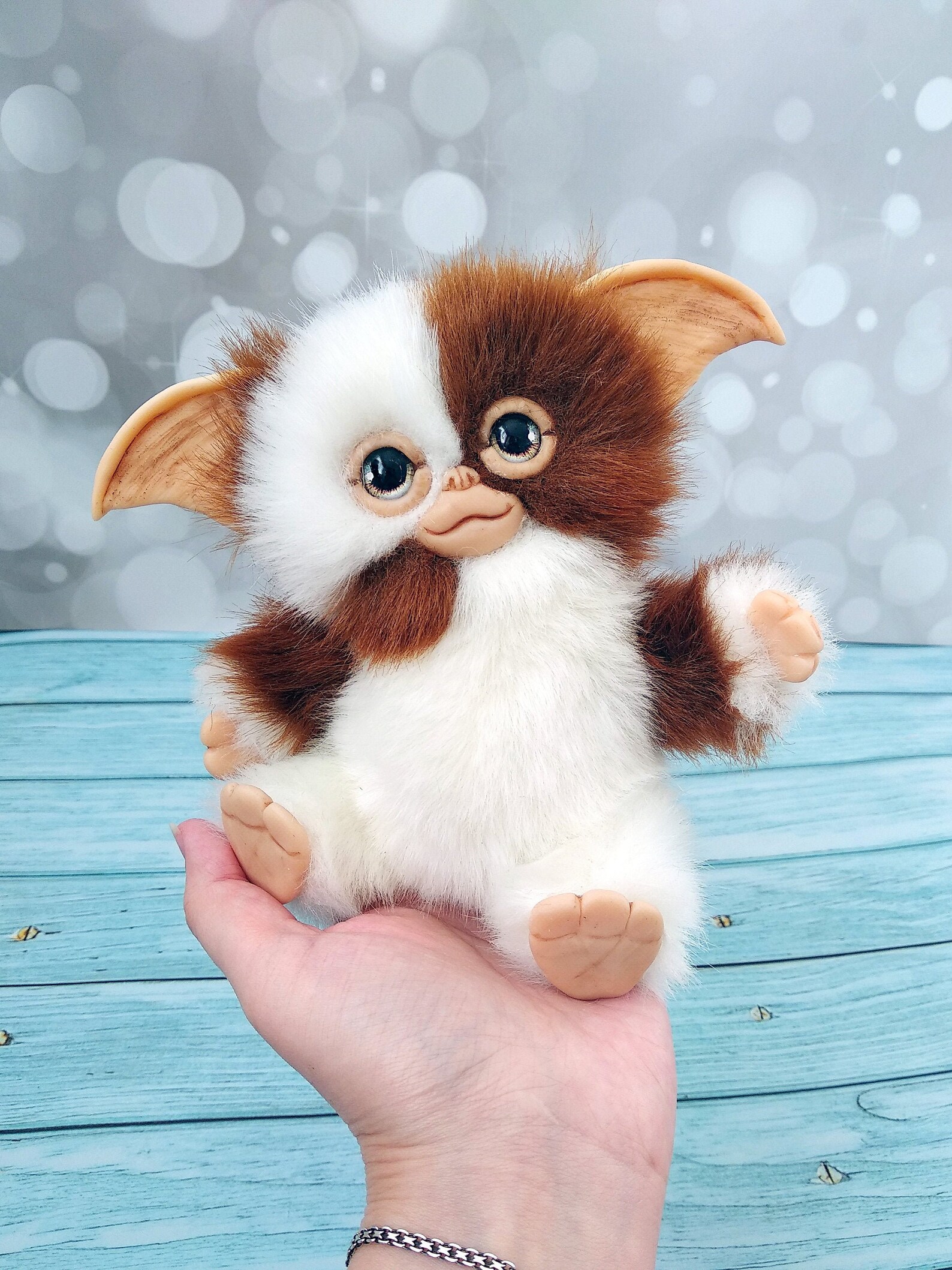 Gizmo Mogwai gremlin stuffed toy ooak 17 cm Etsy