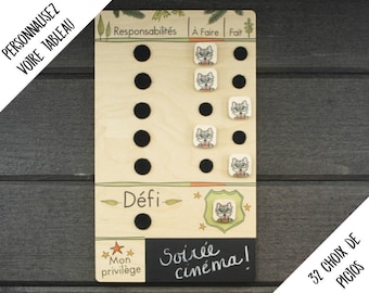 Aufgabentafel | Die Herausforderungen des Rudels | 5-10 Jahre alt