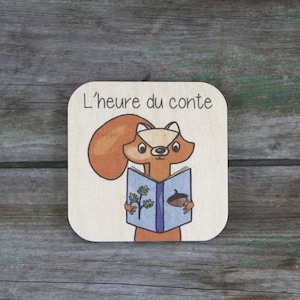 Wooden "Story Time" Pictogram - Daily Routine - Ages 3 to 5