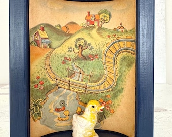 Assemblage Art: Duck Storybook Box