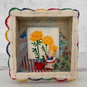 nostalgic garden shadow box