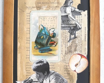 Collage Art: School Days