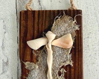 Assemblage Art: Shell Angel