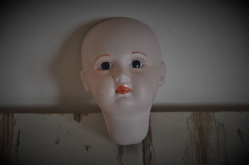 vintage porcelain doll heads