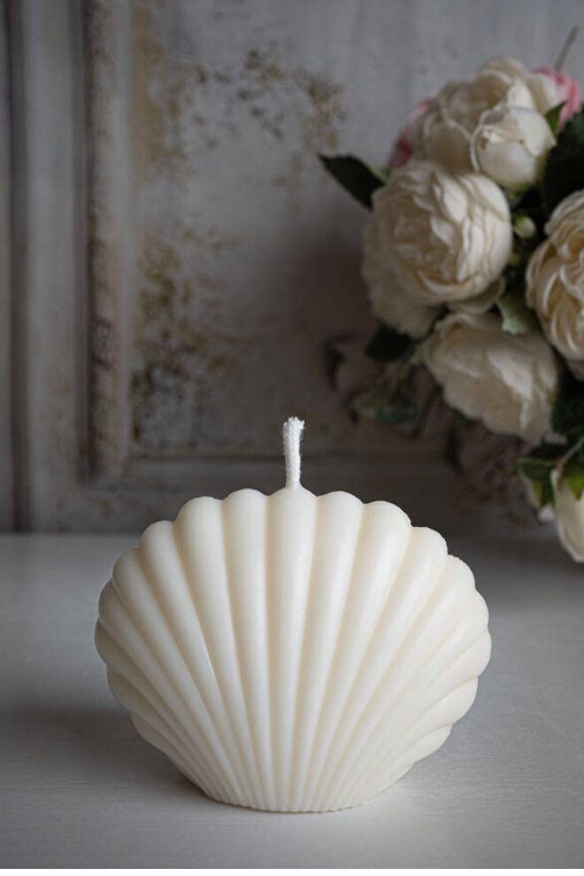 Classic Shell Soy Wax Candle Etsy UK