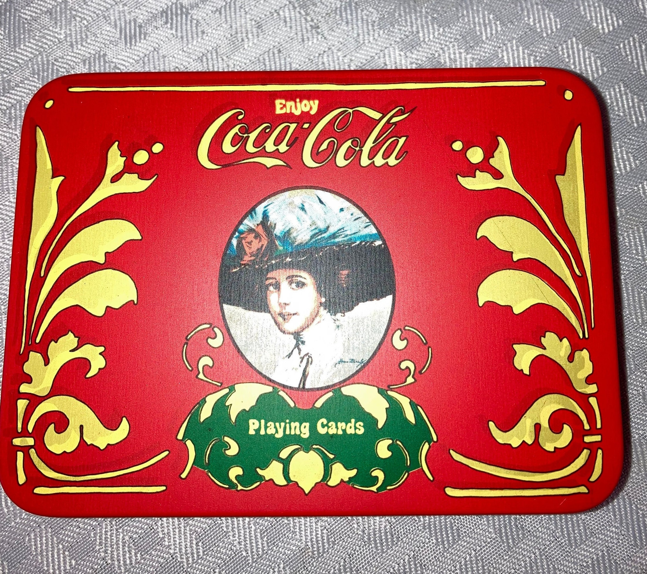 Vintage Coca Cola 2 Deck Playing Cards in Matching Tin Box Coca Cola - Etsy