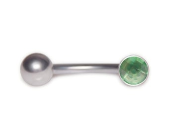 CZ Belly Ring / Belly Jewelry, Belly Button Ring Surgical Steel, Belly Button Jewelry / Navel Ring, Belly Bar, Belly Piercing