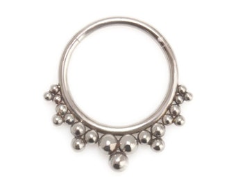 Septum Clicker Jewelry Surgical Steel 14g / Daith Ring, Septum Ring / Septum Earring, Daith Jewelry, Septum Piercing