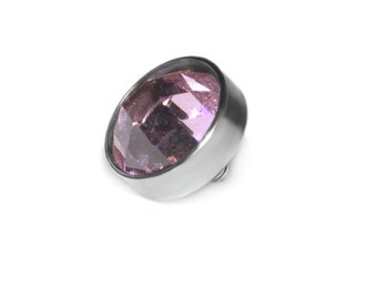 Dermal Jewelry / 316L Surgical Steel Dermal Piercing, Internally Threaded Dermal Top / Body Jewelry, Dermal Piercing