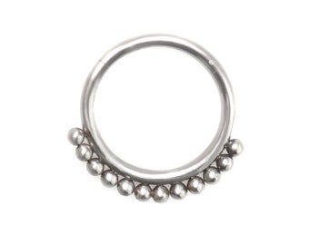 Septum Clicker Jewelry Surgical Steel 14g / Daith Ring, Septum Ring / Septum Earring, Daith Jewelry, Septum Piercing