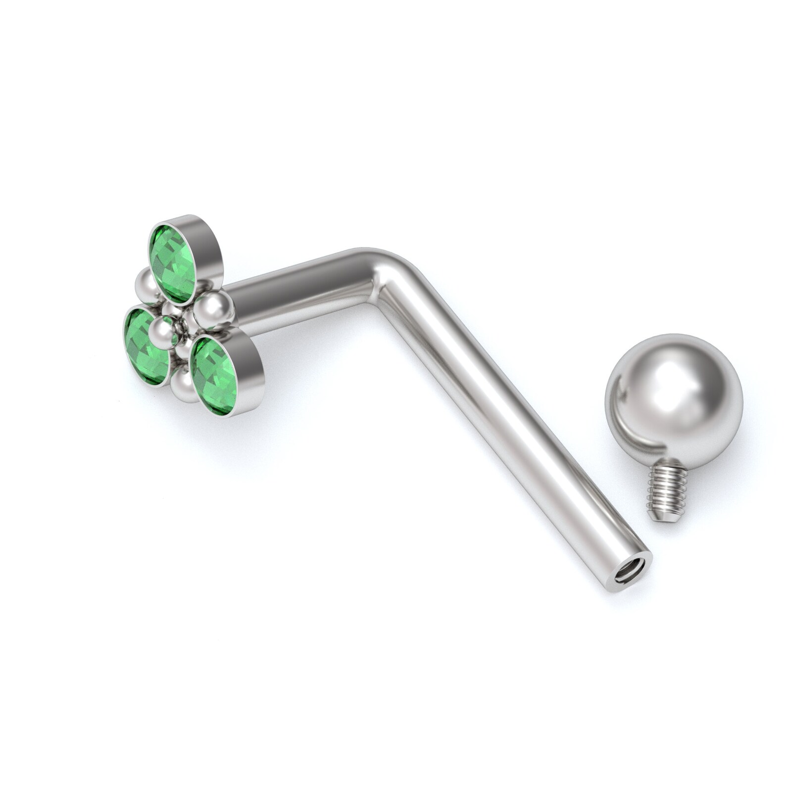 VCH Barbell Surgical Steel VCH Piercing Jewelry CZ Christina Etsy