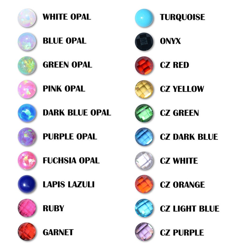 Opal Tragus Earring Titanium Implant Grade Rook Earring Forward Helix Clicker Clicker Hoop Conch Ring Tragus Piercing Cartilage Ring