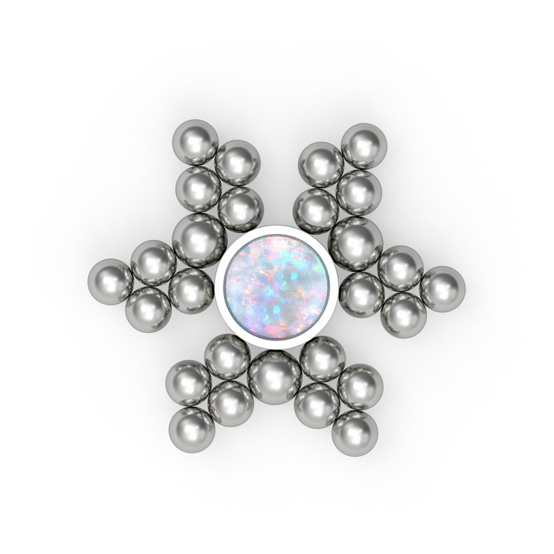 Tragus Stud Implant Grade Titanium Opal Cartilage Earring Stud Tragus Jewelry Conch Piercing Forward Helix Bar Cartilage Barbell