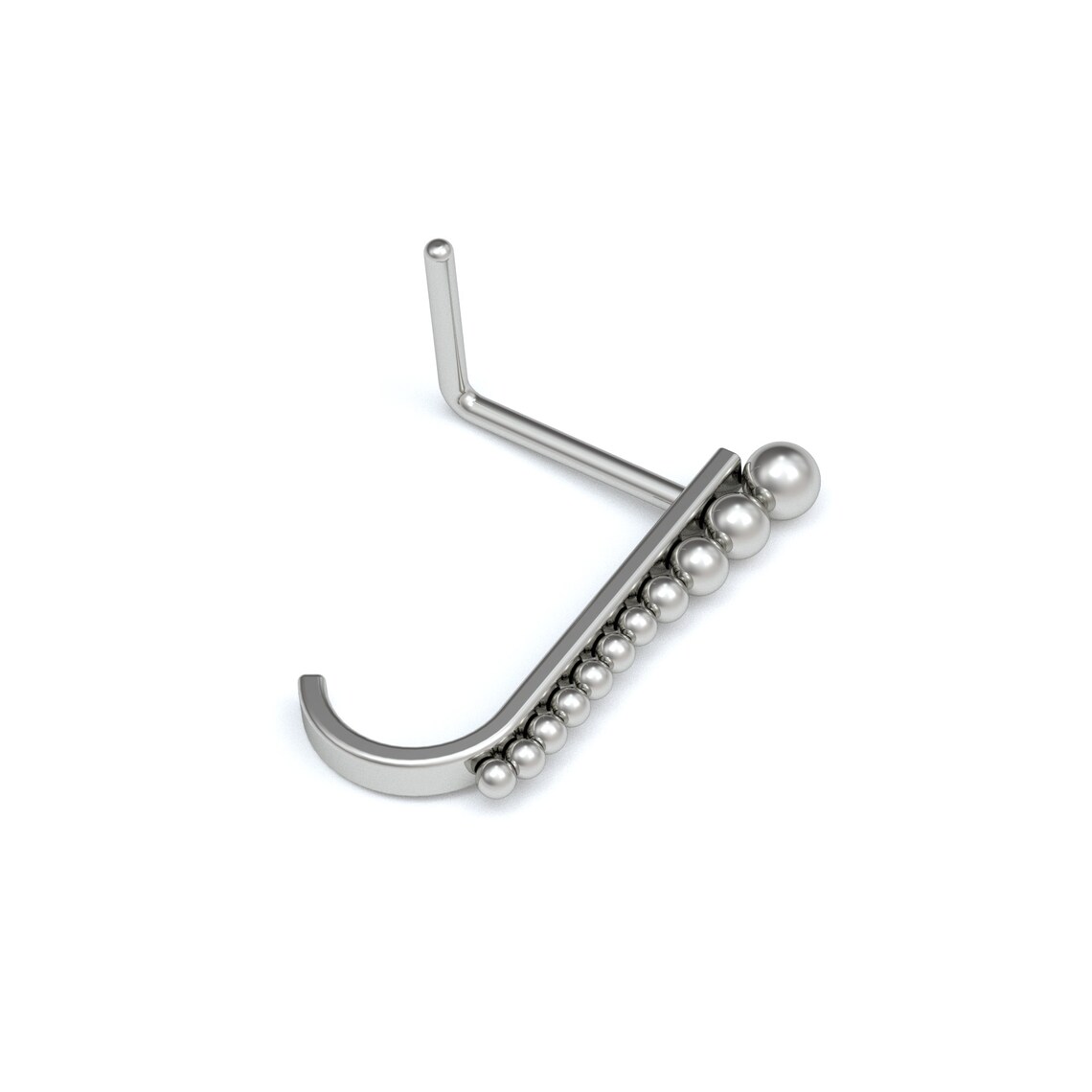 Titanium Nose Ring Nose Stud Ring Implant Grade Nose Piercing Etsy UK