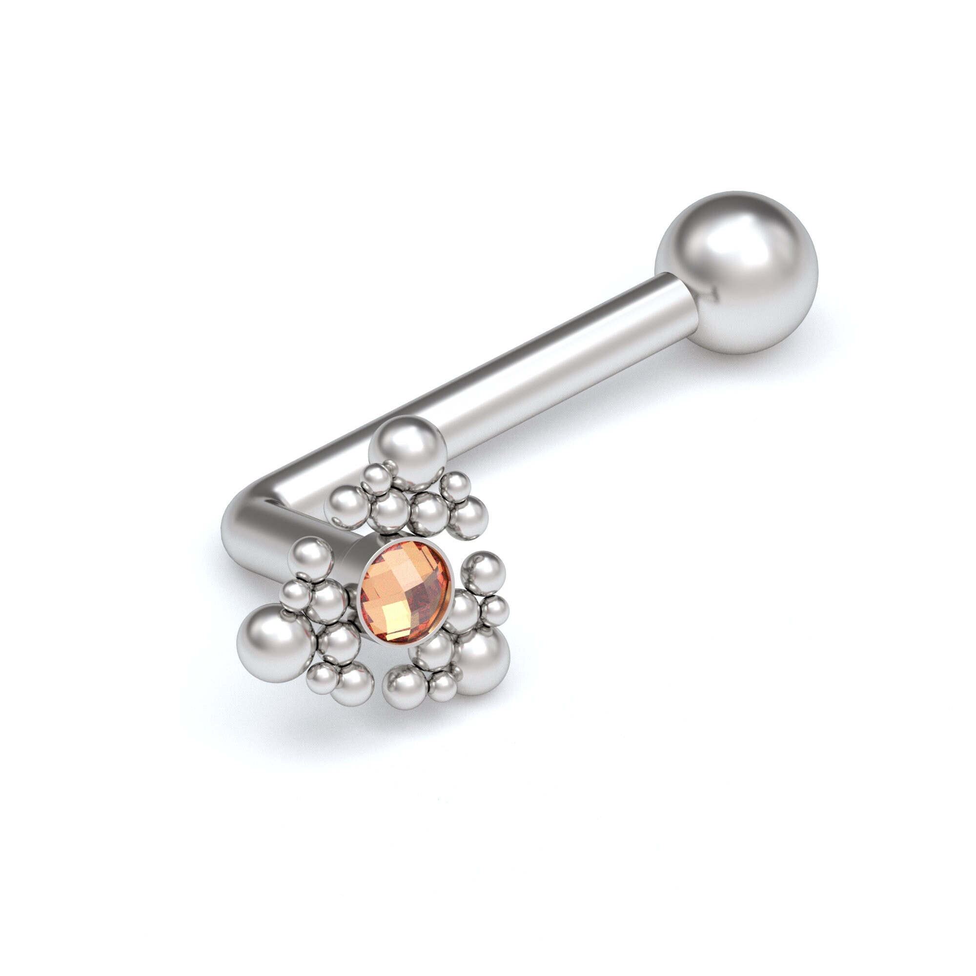 L Barbell Surgical Steel Christina Piercing 14g VCH Barbell Etsy UK