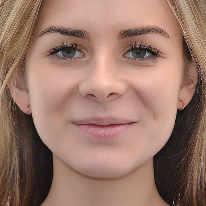 Small Gold Twisted Earrings 16 gauge / Daith Earring Rook Etsy