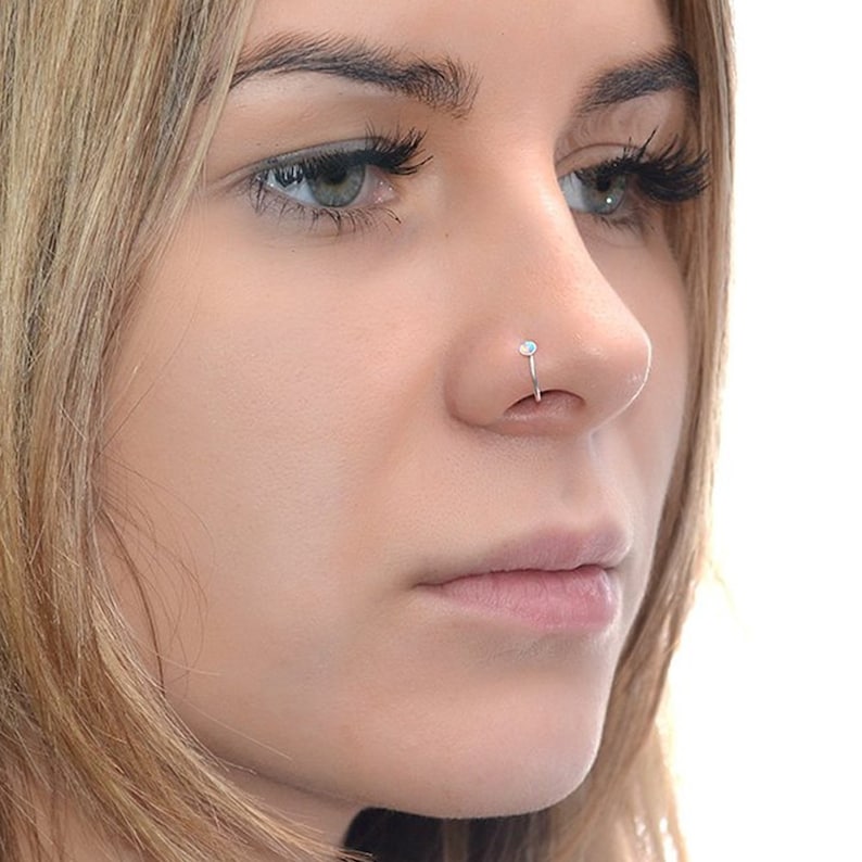 Nose Ring Hoop 18G In Acciaio Inox 316L - Per Helix, Tragus, Daith, Conch E Piercing Labbra - Foto 7