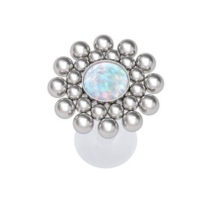 Opal Tragus Stud Bioflex Freuen Helix Ohrring Conch Ohrring Knorpel Stud Labret Ohrstecker Tragus Ring Conch Ring