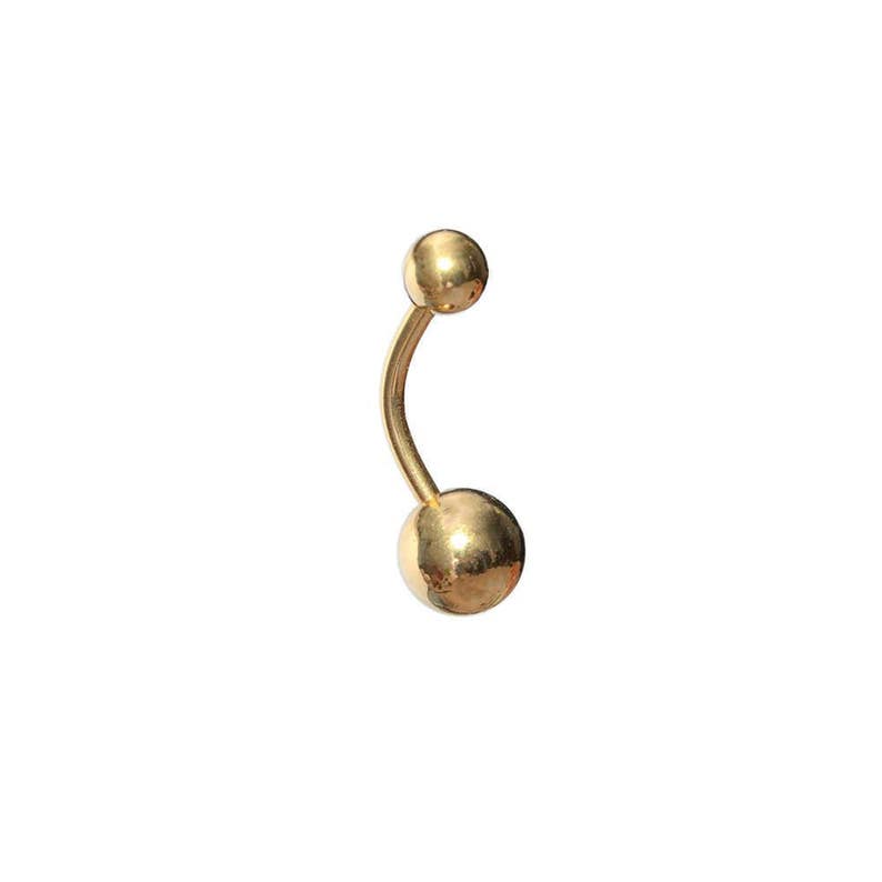 Belly Button Rings / Gold Belly Button Jewelry Navel Etsy