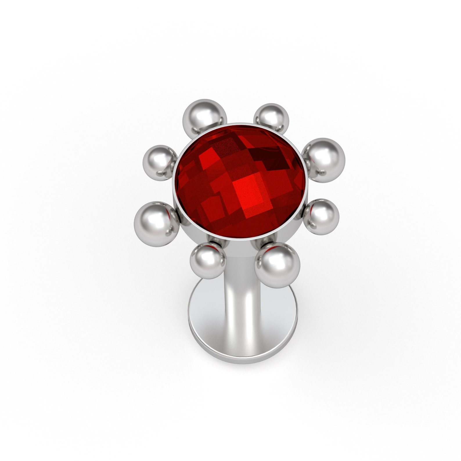 Titanium Lip Jewelry CZ Implant Grade Lip Ring Lip Labret Stud Etsy