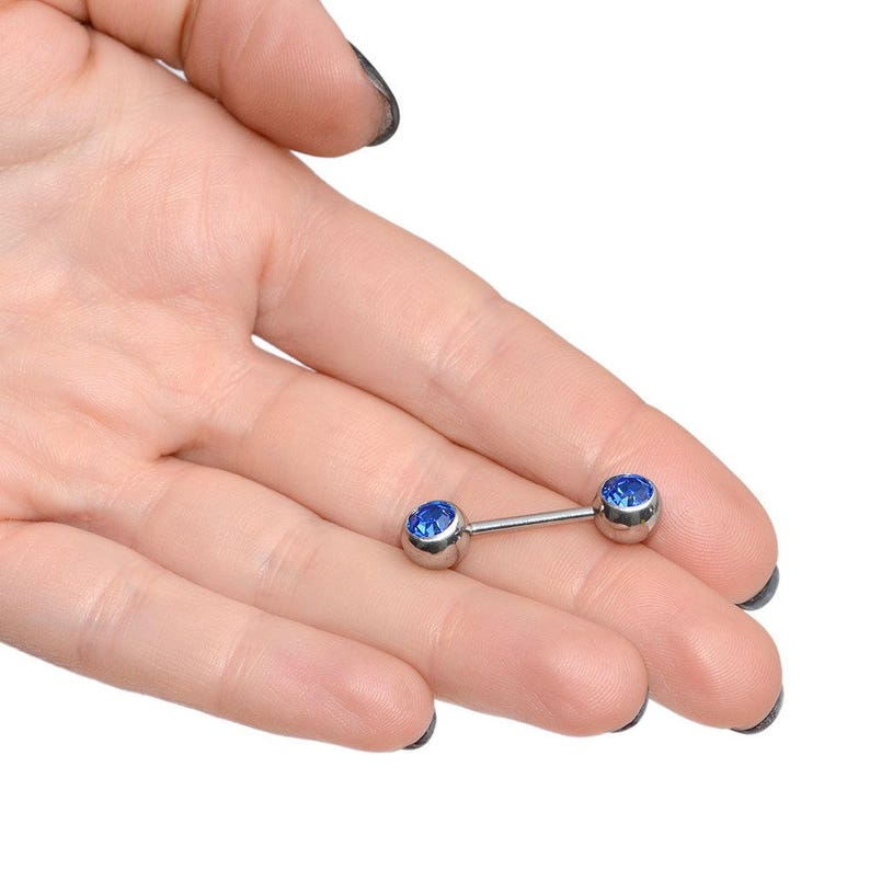 Surgical Steel Nipple Ring 14 gauge / Nipple Piercing Jewelry Etsy