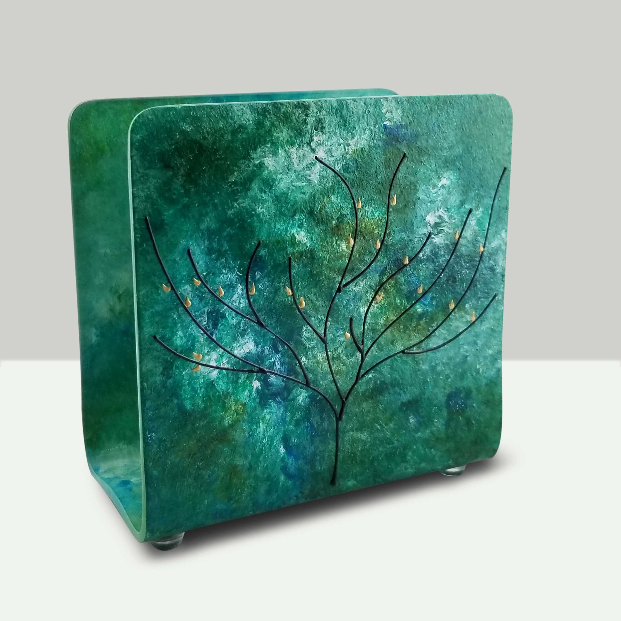 Handmade Napkin Holder Holiday Housewarmings Weddings Gifts Etsy