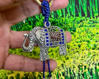 Elephant Evil Eye Keychain, Evil Eye Keychain, Elephant Keychain