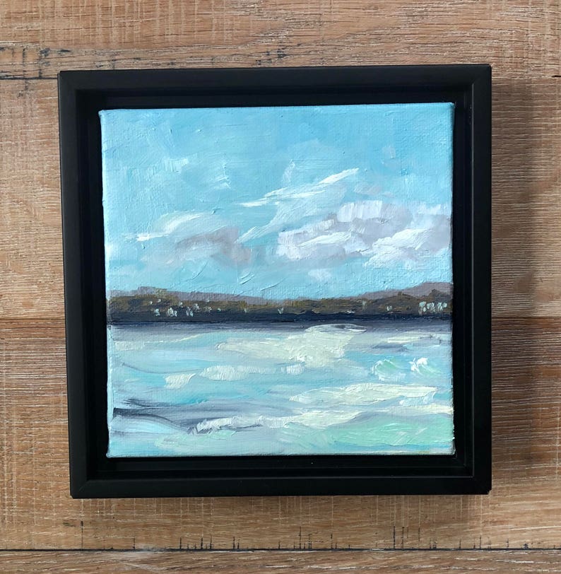 Mini Abstract Seascape Painting