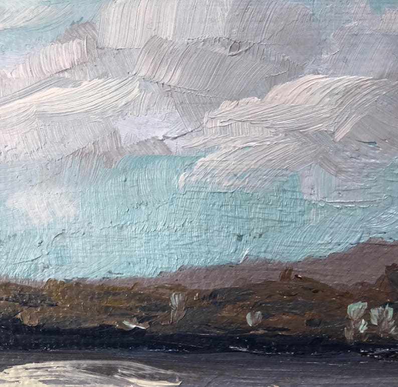 Mini Abstract Seascape Painting