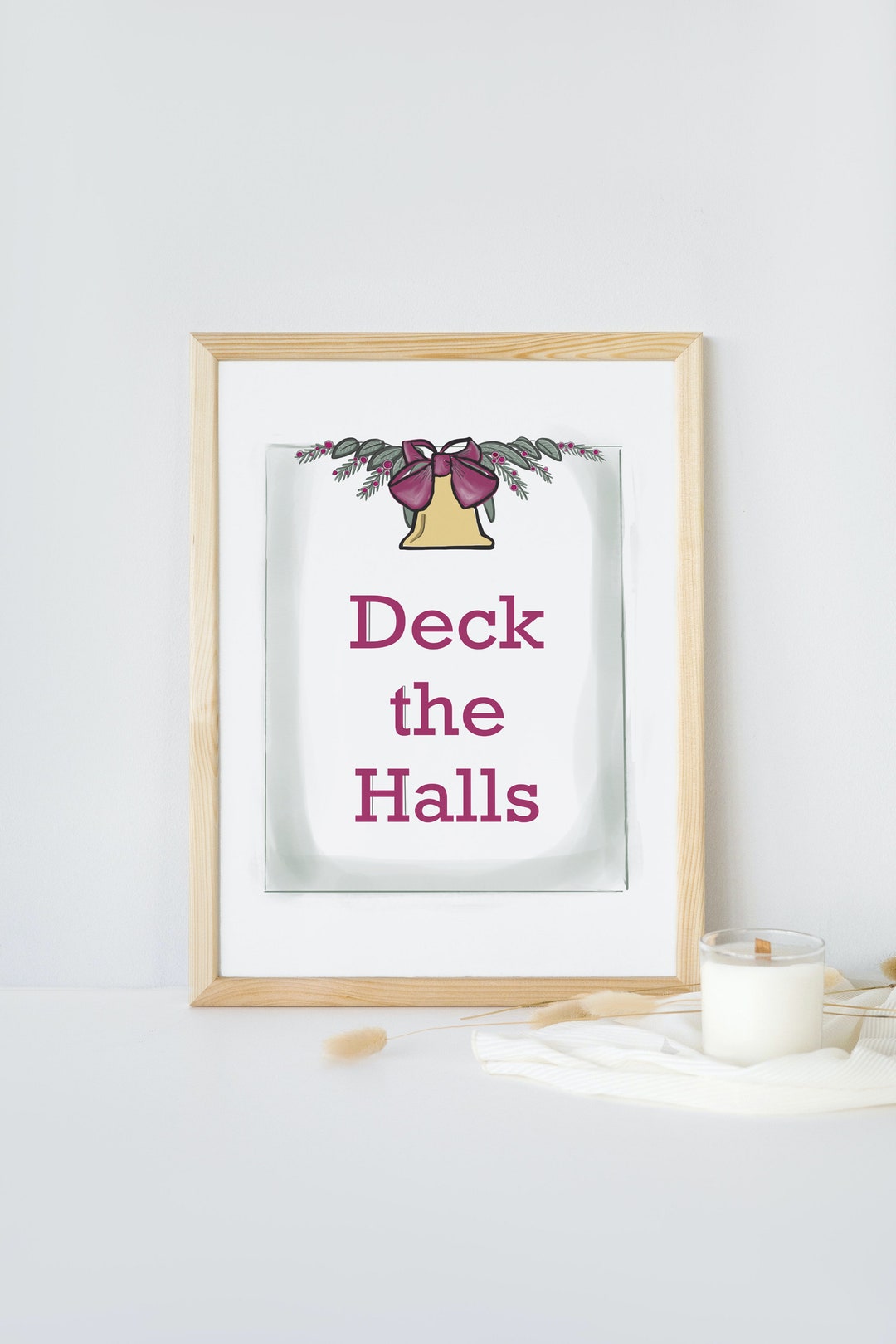 Deck the Halls Digital Print Instant Download for Frame or - Etsy