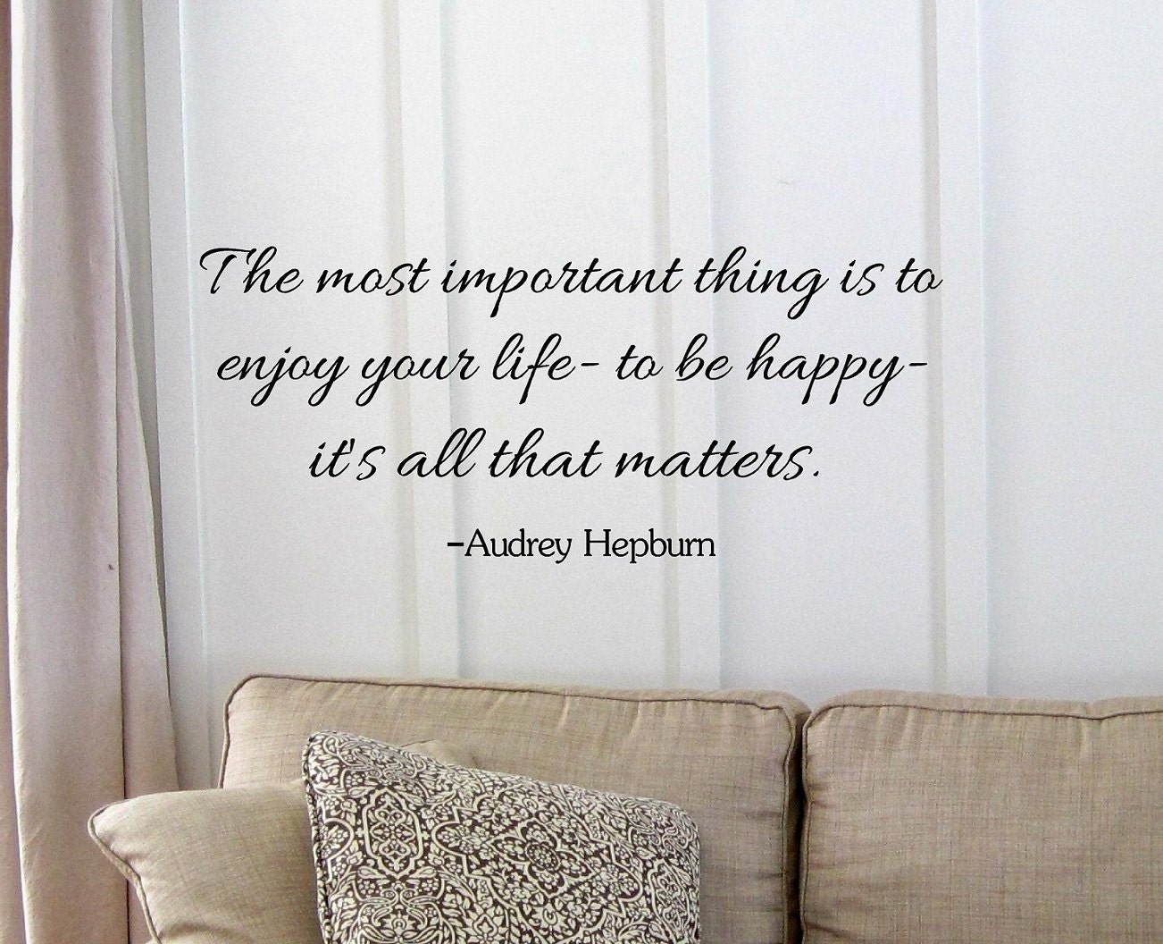 1 X The Most Important Thing Is To Enjoy Your Life To Be Etsy Israel