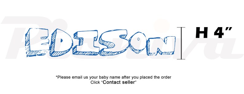 BLUE Airplane Butterfly Dragonfly Font 1 Made-to-Order Baby Girl Boy Name Kid Room Nursery Wall Art d\u00e9cor Decal Sticker