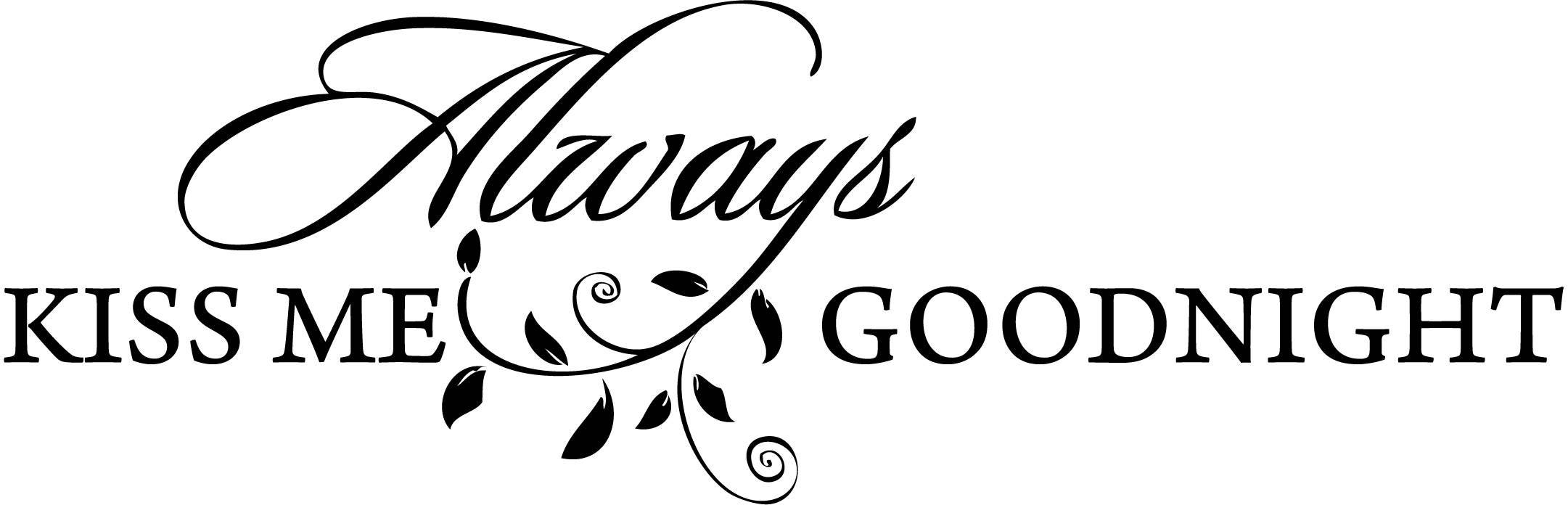 Always Kiss Me Goodnight Printable Wall Art - Etsy