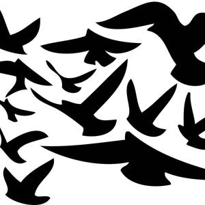 Flock of Birds  Printable wall art