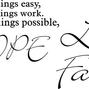 Faith makes all things possible Printable wall art