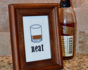 PATTERN - "Neat" 4x6 Counted Cross Stitch Pattern Instant PDF Download