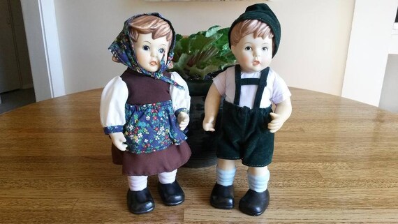 hansel and gretel porcelain dolls