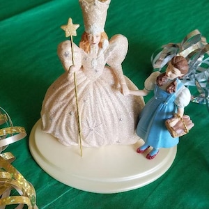 Dorothy and Glinda, the Good Witch Hallmark Ornament with Display Stand