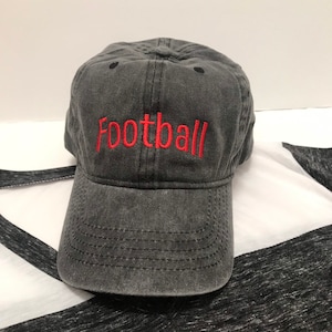 Football Ball Cap // Football // Football Hat // Game Day Hat // Hats and Caps