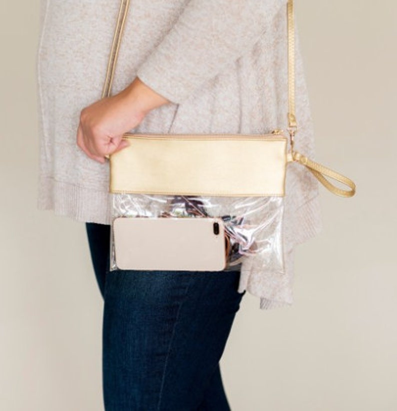 Personalized Clear Stadium Bags / Game Day Bags / Clear Etsy