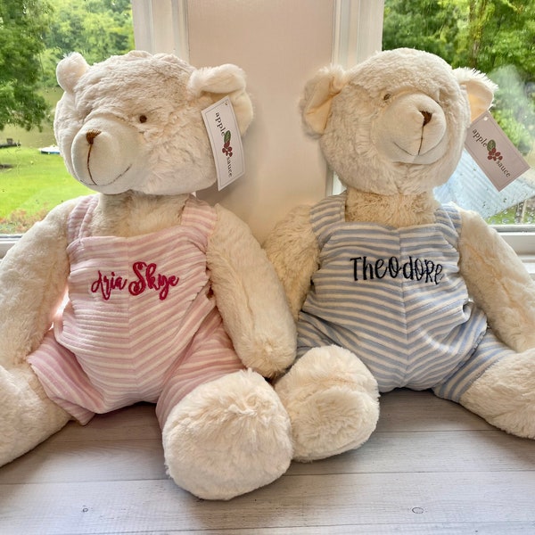 Personalized Teddy Bear / Monogrammed Teddy / Plush Teddy Bears / Personalized Plush Bears