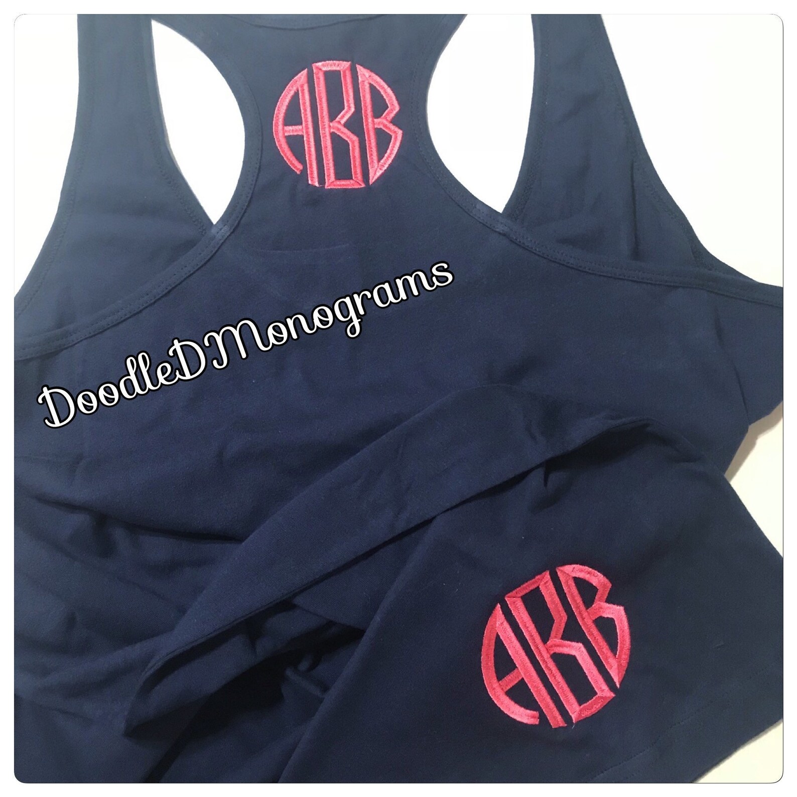 Racer Back Swim Cover up / Monogram Cotton Dress / Racer Back | Etsy
