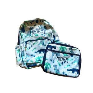 Monogrammed School Backpack and lunch box / Personalized backpacks  / School Backpack / Back to School / Lunch Boxes