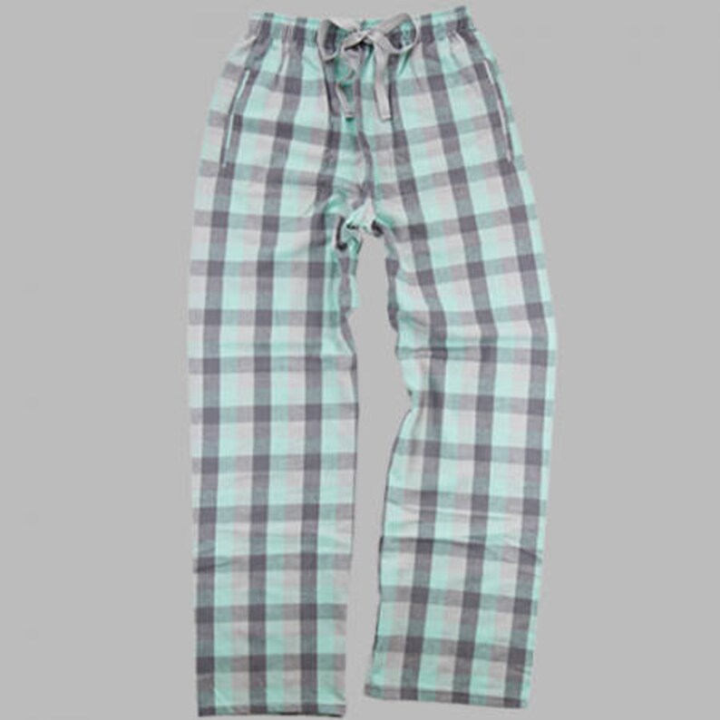 Monogrammed Flannel PJ Pants / Monogrammed Pajama Pants / Etsy
